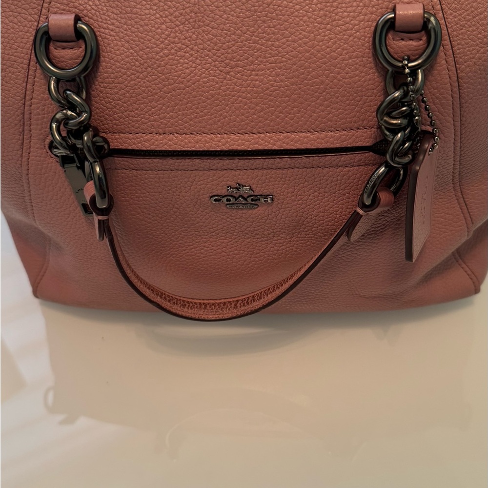 Coach Pink Leather Women's Bag